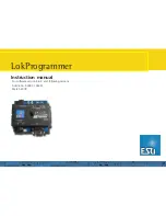 Esu LokProgrammer Instruction Manual preview