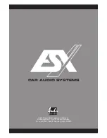 Предварительный просмотр 24 страницы ESX ESX Xenium Owner'S Manual