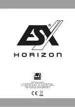 Preview for 8 page of ESX HORIZON HZ42 Manual