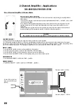 Предварительный просмотр 22 страницы ESX SX-2100 Owner'S Manual