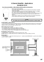 Предварительный просмотр 27 страницы ESX SX-2100 Owner'S Manual