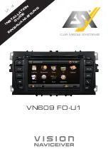 ESX Vision Naviceiver VN609 FO-U1 Installation Manual предпросмотр