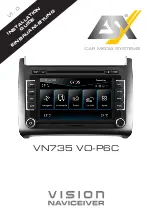 ESX Vision Naviceiver VN735 VO-P6C Installation Manual preview