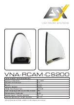 Предварительный просмотр 1 страницы ESX VNA-RCAM-CS200 Operating Instructions