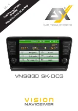 ESX VNS830 SK-OC3 Installation Manual предпросмотр