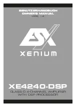 Предварительный просмотр 1 страницы ESX Xenium XE4240-DSP Owner'S Manual