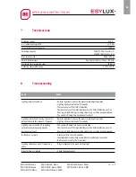 Предварительный просмотр 15 страницы ESYLUX EB10430404 Detailed Operating Instructions