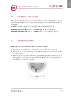 Предварительный просмотр 5 страницы ESYLUX EB10430459 Operating Instructions Manual