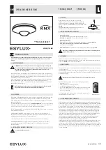 ESYLUX EP10427404 Operating Instructions Manual preview