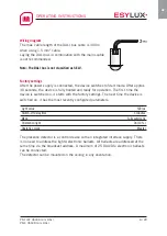 Предварительный просмотр 8 страницы ESYLUX EP10427503 Operating Instructions Manual