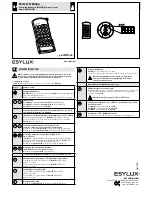 Preview for 2 page of ESYLUX PD-C360i Operating Instructions