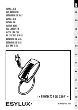 ESYLUX PROTECTOR GD 230 V Manual preview