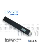 Preview for 1 page of ESYSTA BT Pen Operating Instructions Manual