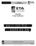 ETA Systems ETA-C15D Manual preview