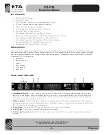 Preview for 6 page of ETA Systems ETA-C15D Manual