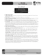 Preview for 7 page of ETA Systems ETA-C15D Manual