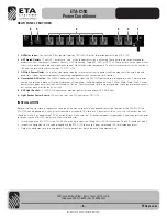 Preview for 8 page of ETA Systems ETA-C15D Manual