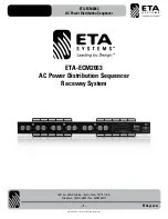 ETA Systems ETA-ECM2063 Manual preview
