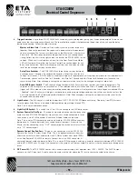 Предварительный просмотр 10 страницы ETA Systems ETA-ECS6RM Manual