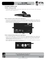 Предварительный просмотр 13 страницы ETA Systems ETA-ECS6RM Manual