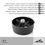 Предварительный просмотр 1 страницы eta 002895070 Instructions For Use Manual