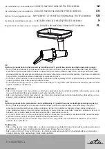 Preview for 1 page of eta 002898000 Supplement To The Instruction Manual