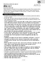 Preview for 3 page of eta 0627 Instructions For Use Manual