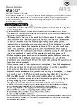 Preview for 13 page of eta 0627 Instructions For Use Manual