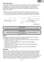 Предварительный просмотр 11 страницы eta 154490010F Inoxlook User Manual