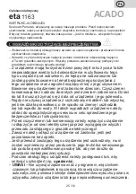 Preview for 25 page of eta ACADO Instructions For Use Manual