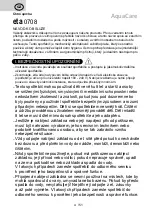 Preview for 4 page of eta AquaCare 0708 Instructions For Use Manual