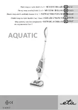 eta AQUATIC 2266 Instructions For Use Manual preview