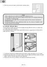 Предварительный просмотр 54 страницы eta Aron 2512 User Manual