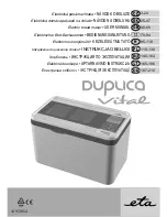 eta Duplica Vital User Manual preview