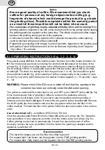 Preview for 16 page of eta Experto 0069 Instructions For Use Manual