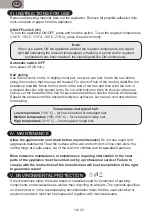 Preview for 14 page of eta Fenite 5327 Instructions For Use Manual