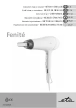 eta Fenite 7320 User Manual preview