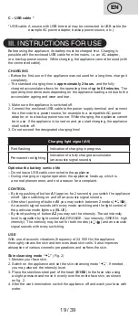 Preview for 19 page of eta Fenite Sonic Clean User Manual