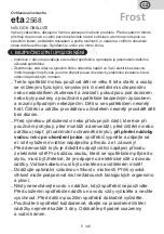 Preview for 5 page of eta Frost 2568 Instructions For Use Manual