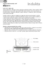 Preview for 2 page of eta Indukta 0111 Instructions For Use Manual