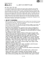 Preview for 15 page of eta Lancetta x283 User Manual