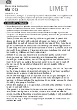 Preview for 14 page of eta LIMET 1033 Instructions For Use Manual