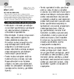 Preview for 7 page of eta PAOLO Instructions For Use Manual