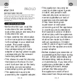 Preview for 11 page of eta PAOLO Instructions For Use Manual