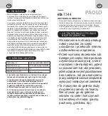 Preview for 18 page of eta PAOLO Instructions For Use Manual