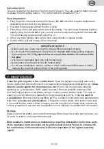 Preview for 19 page of eta Party Chef 5155 Instructions For Use Manual