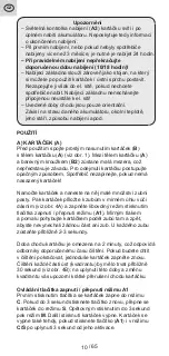 Preview for 10 page of eta SONETIC AquaCare 2707 User Manual