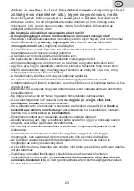 Предварительный просмотр 23 страницы eta SPESSO Instructions For Use Manual