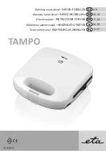 Предварительный просмотр 1 страницы eta TAMPO 4156 Instructions For Use Manual