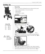 Предварительный просмотр 7 страницы Etac Convaid Safari Tilt User And Service Manual